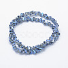 Electroplate Glass Beads Strands EGLA-J143-A-FR01-2