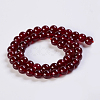 Natural White Jade Beads Strands G-K254-10-8mm-01-2
