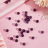 120Pcs Natural Amethyst Round Beads G-PA0001-16A-7