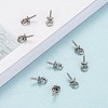 Non-Tarnish 304 Stainless Steel Screw Eye Pin Peg Bails X-STAS-E076-05-6