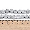 Electroplated Synthetic Non-magnetic Hematite Beads Strands G-H072-F01-01B-4