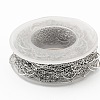 Tarnish Resistant 304 Stainless Steel Cable Chains CHS-F015-18P-3