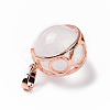 Natural Quartz Crystal Pendants G-A212-01RG-06-4