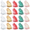 40Pcs Christmas Theme Transparent Glass Beads GLAA-FS0001-87B-2