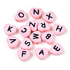 Horizontal Hole Opaque Acrylic Beads X-SACR-Q126-04D-2