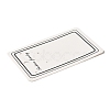 Rectangle Paper One Pair Earring Display Cards with Hanging Hole CDIS-C005-01-3