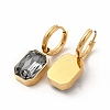 Ion Plating(IP) 304 Stainless Steel Hoop Earring Hand Polished EJEW-C017-06G-02-2