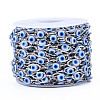 304 Stainless Steel Textured Oval Cable Chains CHS-T003-33P-01-2