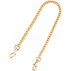 1Pc Alloy Twisted Bag Chains with Clasps PURS-CN0001-10-1