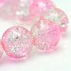 Baking Painted Crackle Glass Bead Strands CCG-S001-6mm-02-1