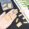 12Pcs 3 Style Ion Plating(IP) 201 Stainless Steel Pendant STAS-DC0006-02-2