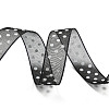 100 Yards Polka Dot Print Nylon Ribbons OCOR-G014-01G-3
