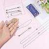 6Pcs 304 Stainless Steel Cable Chain Necklaces for Men Women NJEW-SC0001-80B-3