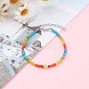 Glass Seed Beaded Bracelets BJEW-JB06122-5