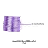 30M Nylon Satin Rattail Cords NWIR-YW0001-04-07-4