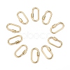 Brass Screw Carabiner Lock Charms X-KK-T047-07G-1
