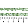 Transparent Electroplate Glass Beads Strands LS-EGLA-N013-T4mm-B13-4