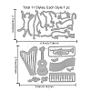 Carbon Steel Cutting Dies Stencils DIY-WH0309-1068-6