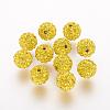 Polymer Clay Rhinestone Beads RB-K050-10mm-C-2