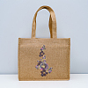2Pcs 2 Colors Flower Pattern Polyester Computerized Embroidery Cloth Sew on Appliques PATC-NB0001-13B-4