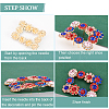 2Pcs Alloy Rhinestone Flower Shoe Decorations FIND-FG0002-40A-4