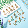 20Pcs Alloy Rhinestone Replacement Zipper Sliders HJEW-TAC0154-5