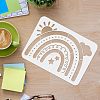 Plastic Reusable Drawing Painting Stencils Templates Sets DIY-WH0172-415-3