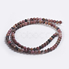 Natural Rhodonite Beads Strands G-K254-04-4mm-2