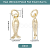 10Pcs Brass Pendants KK-BBC0025-86-2