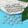 Brass Grade A Rhinestone Spacer Beads RSB028NF-10-4