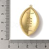 Rack Plating Brass Enamel with Cubic Zirconia Pendant KK-A229-32G-05-3