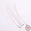 925 Sterling Silver Flat Head Pins STER-K017-40mm-S-2