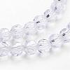 Transparent Glass Bead Strands GLAA-G013-10mm-72-3