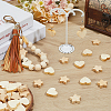120Pcs 2 Styles Natural Maple Wood Beads WOOD-SC0002-28-4