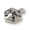 Brass Micro Pave Cubic Zirconia Charms KK-I276-39P-2