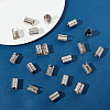 200Pcs Iron Folding Crimp Ends IFIN-GA0001-50C-4