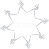 201 Stainless Steel Big Filigree Pendants STAS-UN0018-75P-1