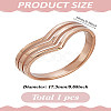 1Pc Stainless Steel Three Arrow Heart Hollow Finger Rings for Women RJEW-LP0001-33-2