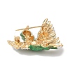 Alloy Hummingbird Brooch Pins AL-A002-03KCG-2