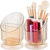 Transparent Plastic Makeup Brush Storage Organizer AJEW-WH0332-33B-1