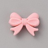 Bowknot Silicone Beads SIL-WH0010-24-1