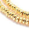 Electroplate Non-magnetic Synthetic Hematite Beads Strands G-L485-06B-G-2