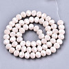 Electroplate Glass Beads Strands EGLA-A034-P8mm-A19-2