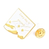 Every Day is Perfect Alloy Enamel Pins JEWB-G045-01G-01-3
