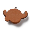 Opaque Resin Pendants RESI-D055-118P-3