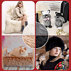 1Pc Artificial Wool Fabric for Christmas AJEW-GF0011-13C-4
