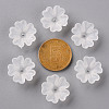 Transparent Frosted Acrylic Bead Caps MACR-S371-04A-701-3