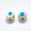 Alloy Enamel Beads ENAM-S117-01A-2