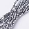 Non-Magnetic Hematite Beads Strands X-G-G094-2mm-1