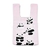 Polyester Mini Knit Tote Bags ABAG-C008-01A-01-1